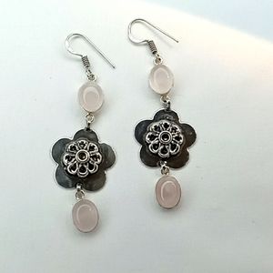 Rose Quartz Earrings